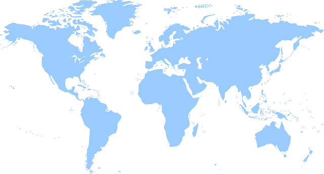 Global map of the world